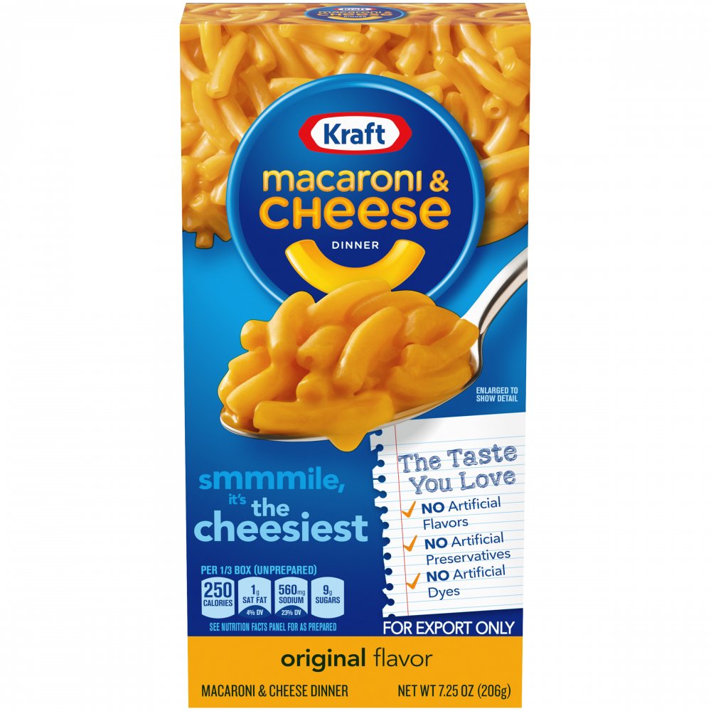 Kraft mac n cheese nutrition facts