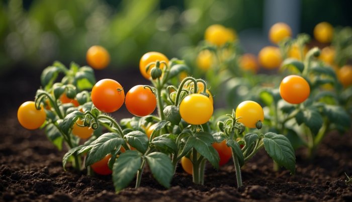 Patio beauties nature garden tomato flower